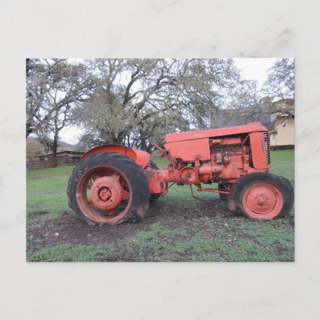 Rottraktor Postkarte (Vorderseite)