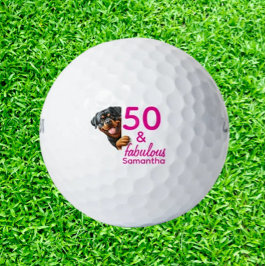 Rottweiler 50. Geburtstag   Golfball