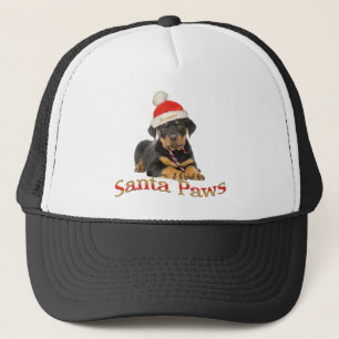 Rottweiler-Apparel Santa Paws Truckerkappe