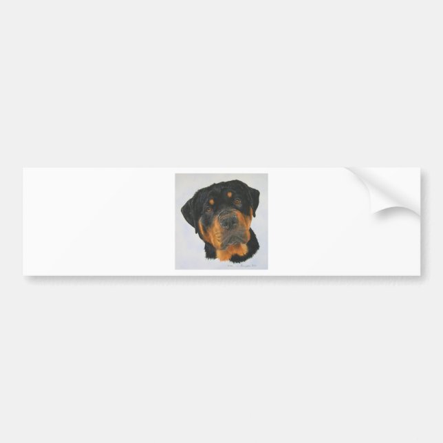 Rottweiler Autoaufkleber (Vorne)