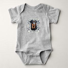 Rottweiler Baby Bodysuit Strampler