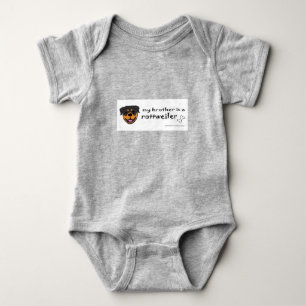 Rottweiler Baby Strampler