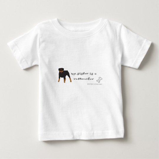 rottweiler baby t-shirt