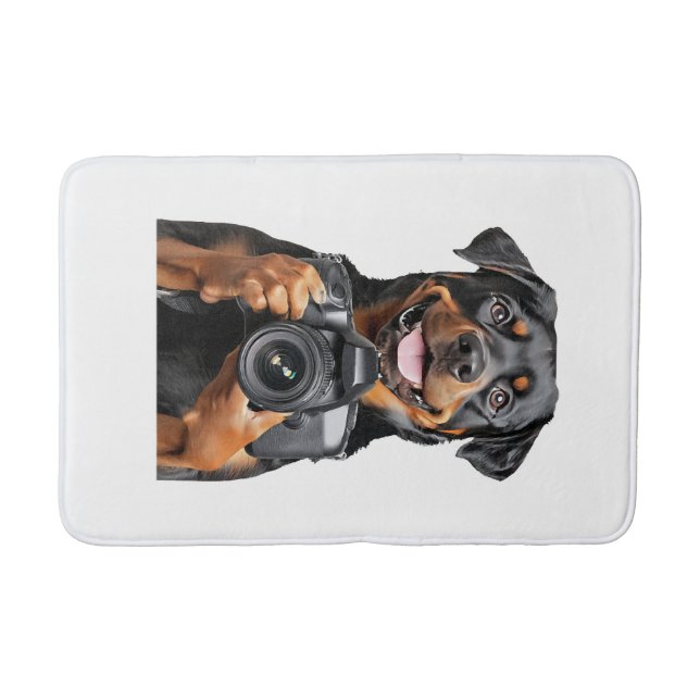 Rottweiler   badematte (Vorderseite)