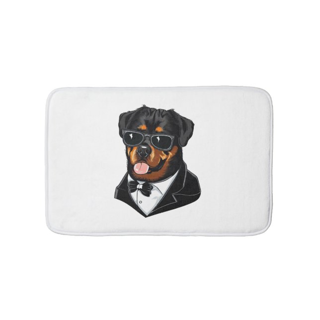 Rottweiler Badematte (Vorderseite)