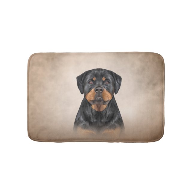 Rottweiler Badematte (Vorderseite)