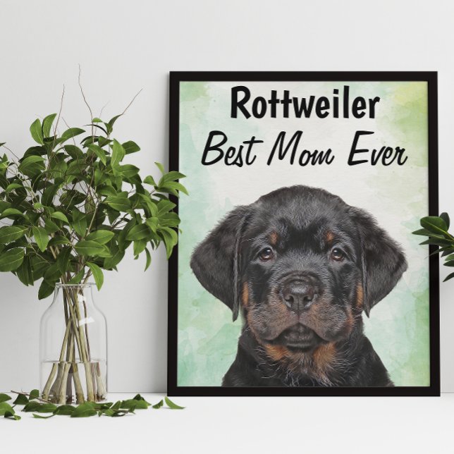 Rottweiler Best Mama Poster (Von Creator hochgeladen)