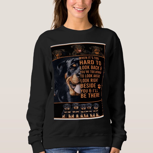 Rottweiler Blanket Sweatshirt (Vorderseite)