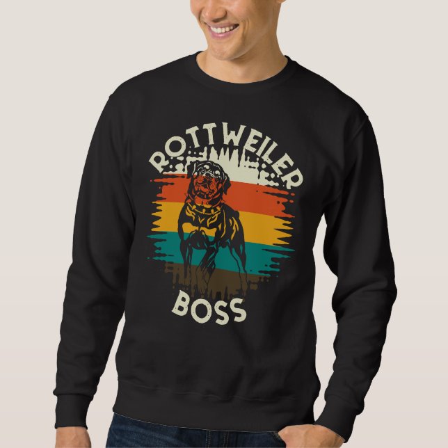Rottweiler Boss Sweatshirt (Vorderseite)