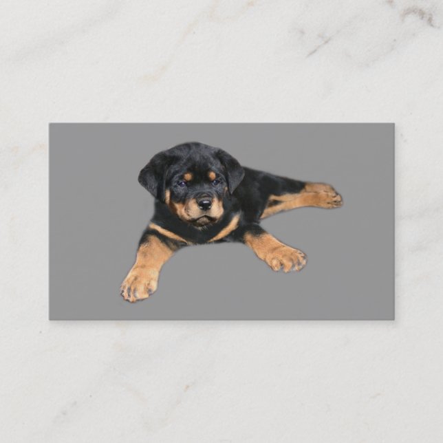 Rottweiler Brüter-Visitenkarte Visitenkarte (Vorderseite)