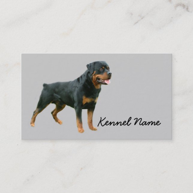 Rottweiler Brüter-Visitenkarte Visitenkarte (Vorderseite)