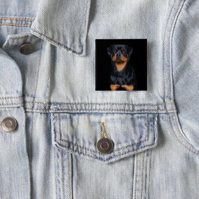 Rottweiler Button (Beispiel)