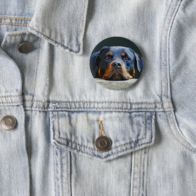 Rottweiler Button (Beispiel)