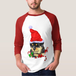 Rottweiler Christmas Merry T-Shirt