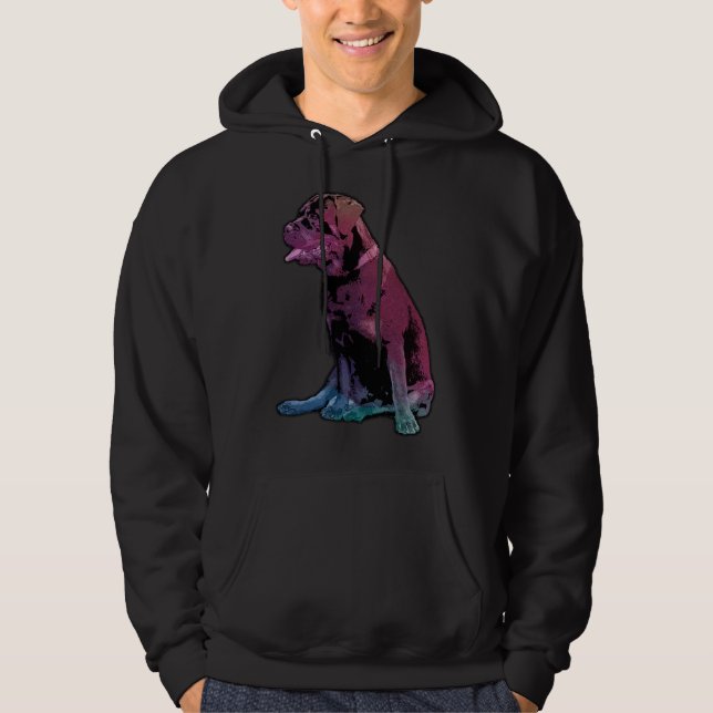Rottweiler Colorful Hoodie (Vorderseite)