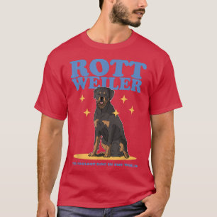 Rottweiler Cooler Hund Rottie Dog Besitzer Rottwei T-Shirt