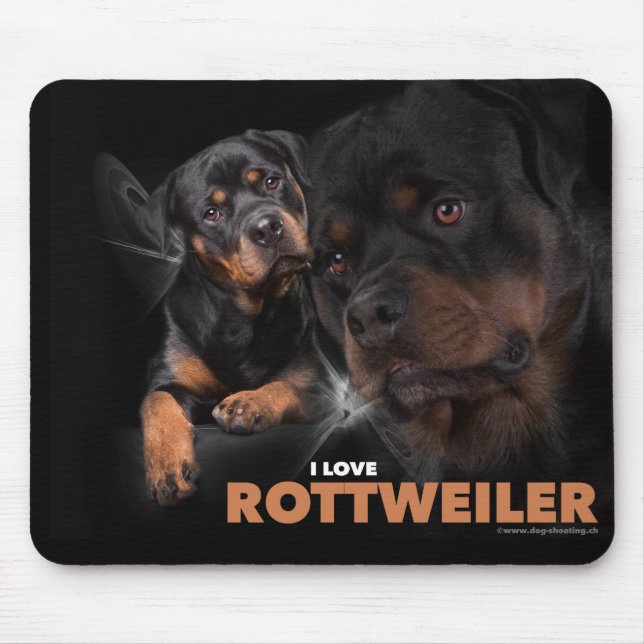 Rottweiler de tapis de souris (Devant)