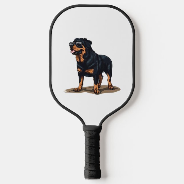 Rottweiler Der Explorer Pickleball Schläger (Vorderseite)