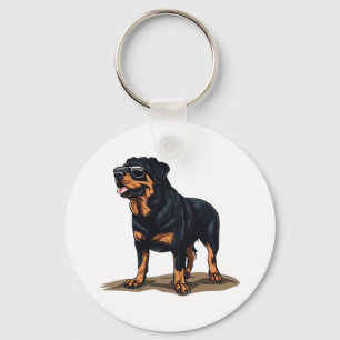 Rottweiler Der Explorer Schlüsselanhänger