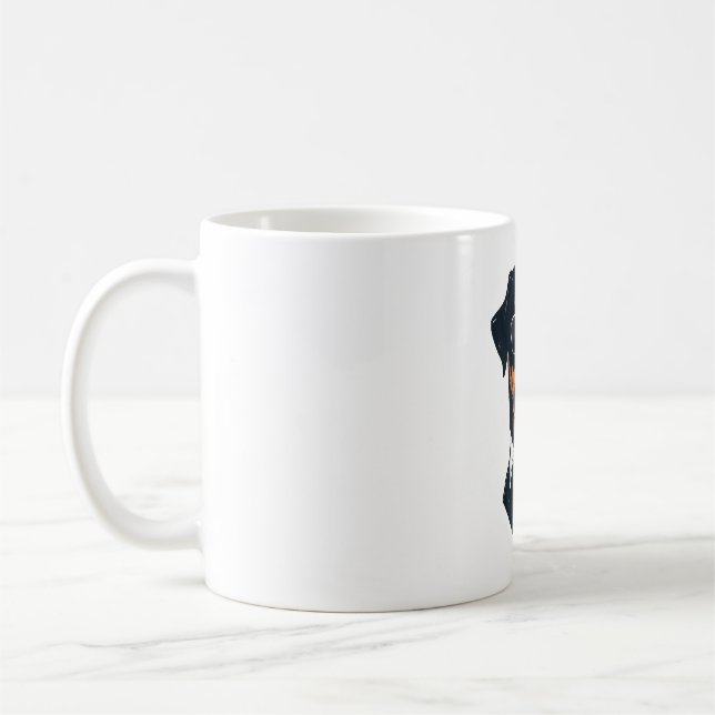 Rottweiler Die Herren Kaffeetasse (Links)