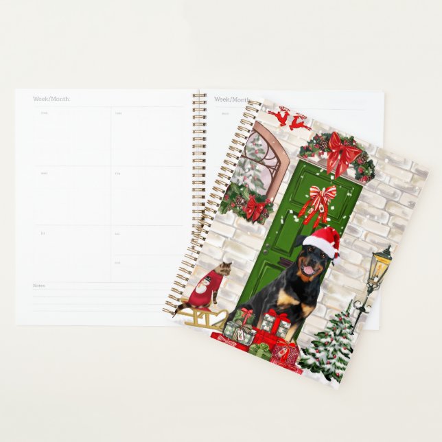 Rottweiler Dog Christmas Planer (Anzeige)