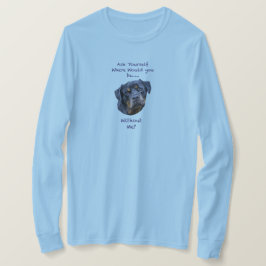 Rottweiler Dog Handgezeichnete Digitale Kunst Ador T-Shirt