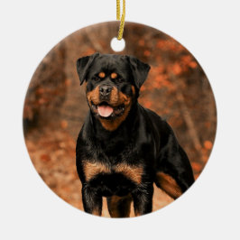 Rottweiler Dog Keramik Ornament