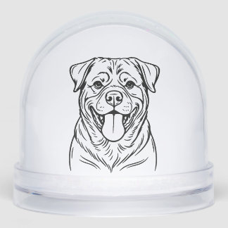 Rottweiler Dog Line Art � minimalist art line