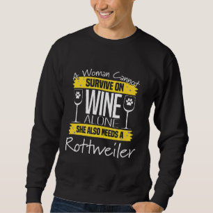 Rottweiler Dog Lover Funny Dog Amp Sprichwort Pub Sweatshirt