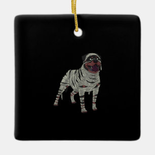 Rottweiler Dog Mummy Halloween Kostümliebhaber Keramikornament