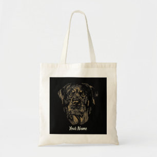 Rottweiler Dog Portrait Tragetasche