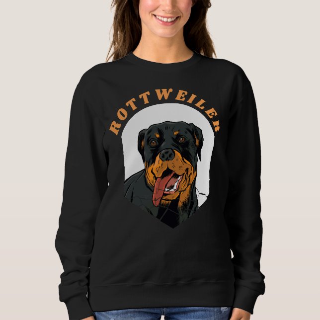 Rottweiler Dog Rotti Sweatshirt (Vorderseite)