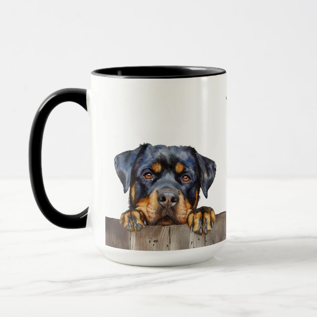 Rottweiler Dog Tasse (Links)