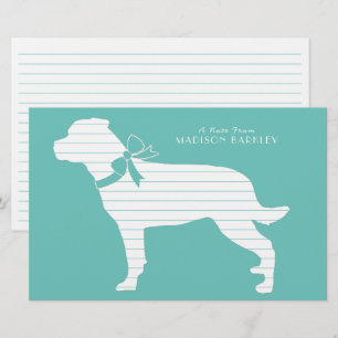 Rottweiler Doppy Puppy Rottie Briefpapier