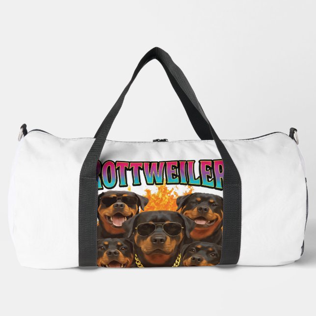 Rottweiler  duffle bag (Vorderseite)