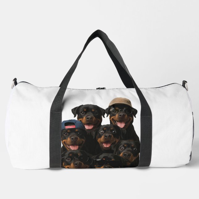 Rottweiler Duffle Bag (Vorderseite)
