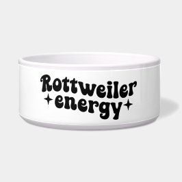 Rottweiler Energy Keramik Dog Bowl Napf