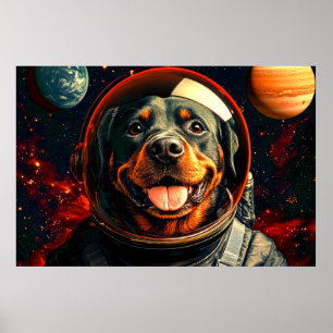 Rottweiler Erkundung Poster