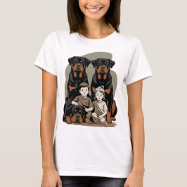 Rottweiler, Familenwachhunde T-Shirt