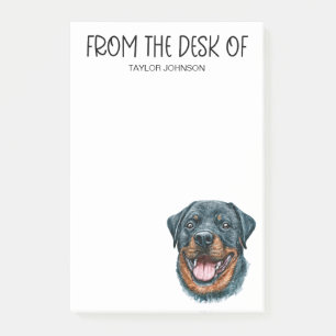 Rottweiler-Fan Post-it Klebezettel