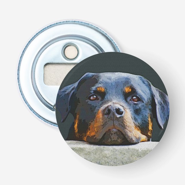Rottweiler Flaschenöffner (Vorderseite)