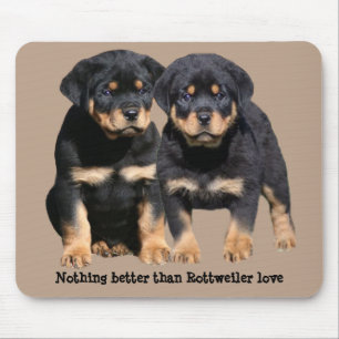 Rottweiler Freunde Mousepad