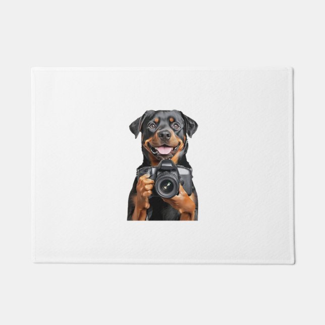 Rottweiler   fußmatte (Vorderseite)