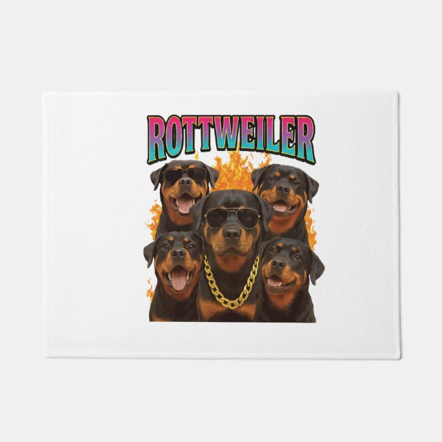 Rottweiler  fußmatte (Vorderseite)