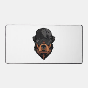 Rottweiler Gangster Schreibtischunterlage