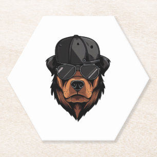 Rottweiler Gangster Untersetzer