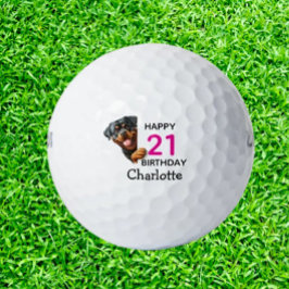 Rottweiler Geburtstag   Golfball