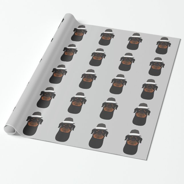 Rottweiler Geschenkpapier (Ungerollt)