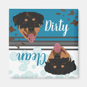 Rottweiler Geschirrspüler Magnet