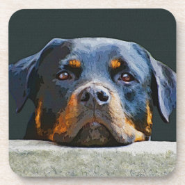 Rottweiler Getränkeuntersetzer